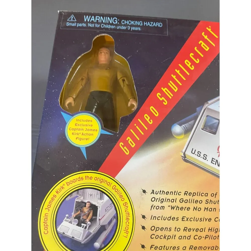 NEW Playmates 16087 Classic Star Trek Galileo Shuttlecraft 30th Anniversary Kirk
